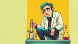 The Lonely Position of the Laboratory Manager by Tzorben, computer-> a.i. gallery
