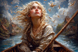 Olivia Tremblay of Canoe Lake by casechaser, abstract->surrealism gallery