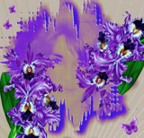 Peering Through The Flowers by mesmerized, photography->manipulation gallery