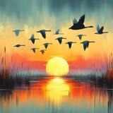 Sunset by mesmerized, illustrations->digital gallery