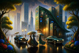 Rush Hour Downtown by casechaser, computer-> a.i. gallery