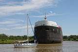 Big Boat, Little Boat by Jimbobedsel, photography->boats gallery