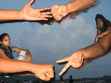 Scissors!! Paper!! Stone!! by abee, Photography->People gallery