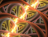 Glowing Ribbons by lotuselan, Abstract->Fractal gallery