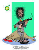 BP CEO Seal Hunting by HazyHairs, Illustrations->Digital gallery