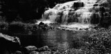 Waterfall in B&amp;W by tigger3, photography->waterfalls gallery