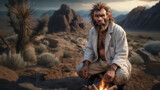 Neanderthals in lab coats #1 by Tzorben, computer-> a.i. gallery