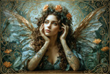 Wings of Leaf and Living Ink by casechaser, computer-> a.i. gallery