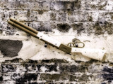 Rifle On Wall - Duotone by Flmngseabass, photography->general gallery