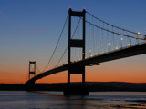 Nightfall across the Severn Estuary # 2 by gonedigital, photography->bridges gallery