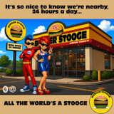 "All the World's a Stooge" - AI by Jhihmoac, computer-> a.i. gallery